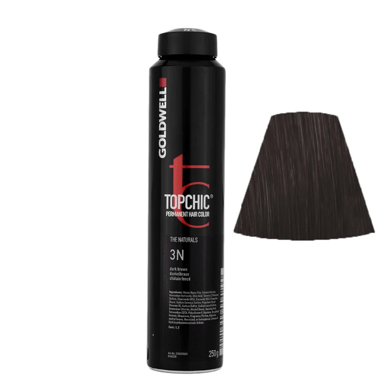 Goldwell Topchic Can 3N Dark Brown 250gr - colore permanente in bombola