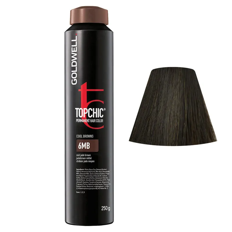 Goldwell Topchic Can 6MB Jade Brown Medium 250gr - colore permanente in bombola