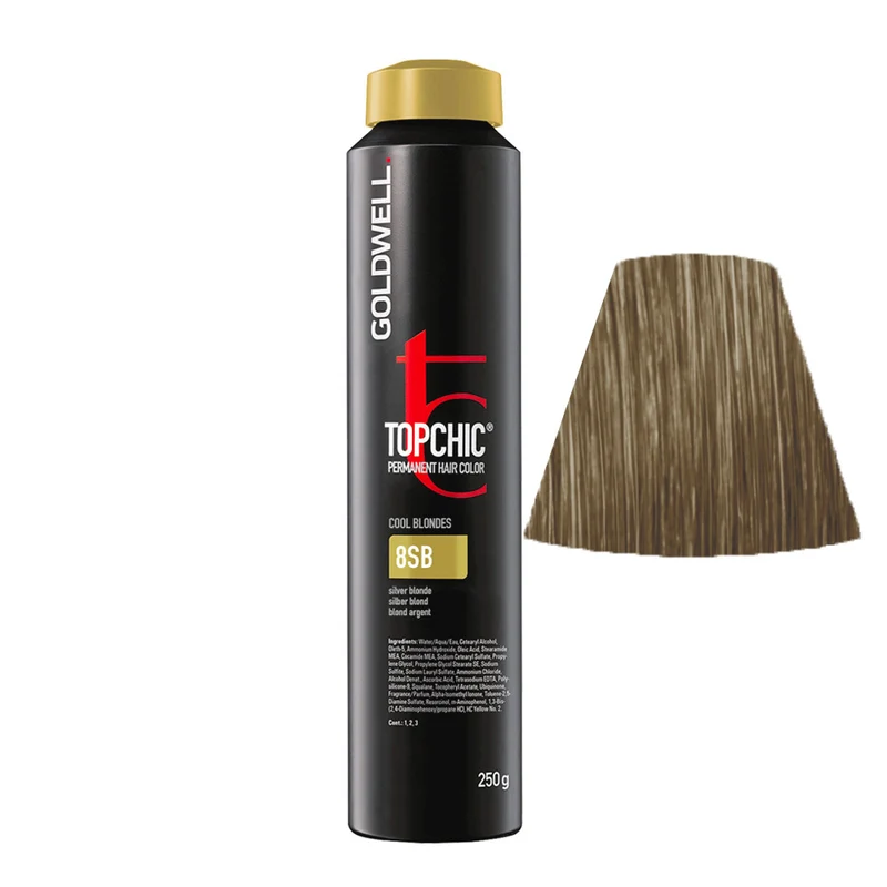 Goldwell Topchic Can 8SB Silver Blonde 250gr - colore permanente in bombola