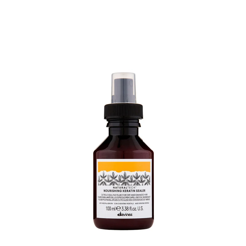 Davines Naturaltech Nourishing Keratin Sealer 100ml - fluido idratante per capelli secchi e danneggiati