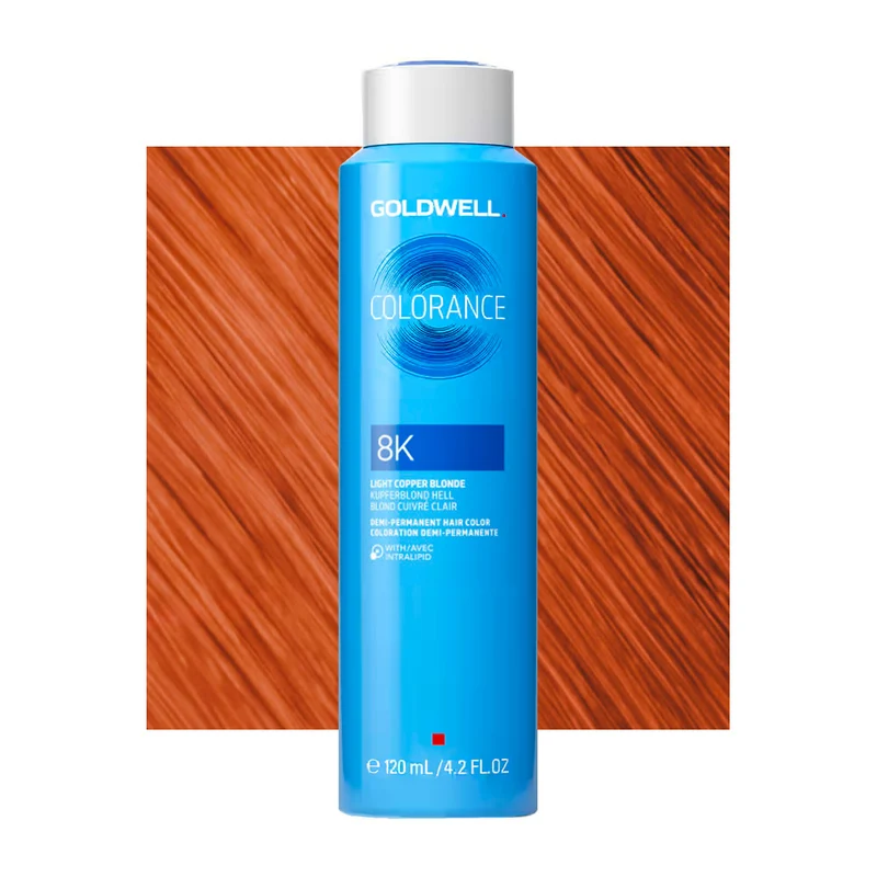 8K Biondo chiaro ramato Goldwell Colorance Warm reds can 120ml