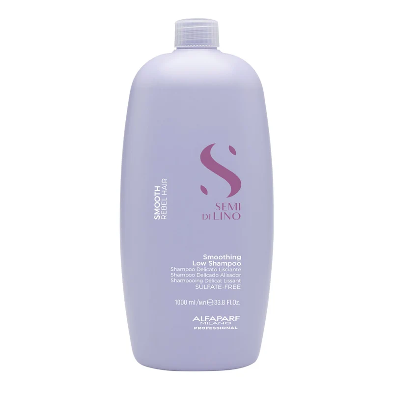 Alfaparf Milano Semi di Lino Smooth Smoothing Low Shampoo 1000ml - shampoo delicato lisciante