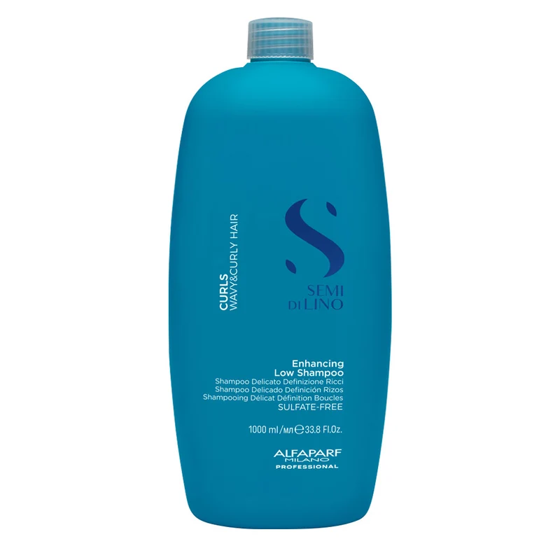 Alfaparf Milano Semi di Lino Curls Enhancing Low Shampoo 1000ml - shampoo per capelli ricci