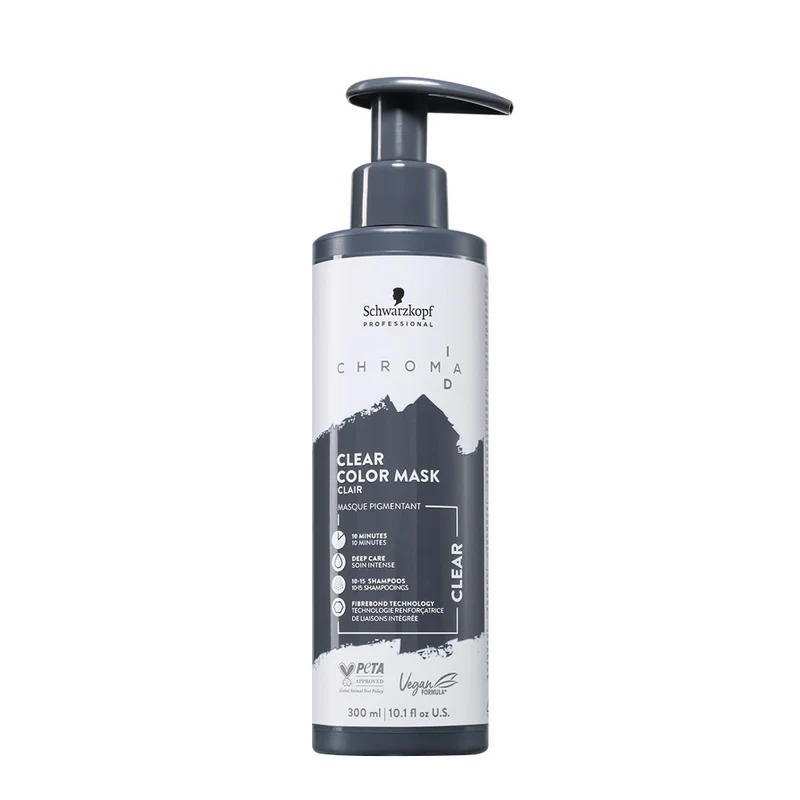 Schwarzkopf Chroma ID Color Mask Clear 00 300ml - maschera colorata semipermanente