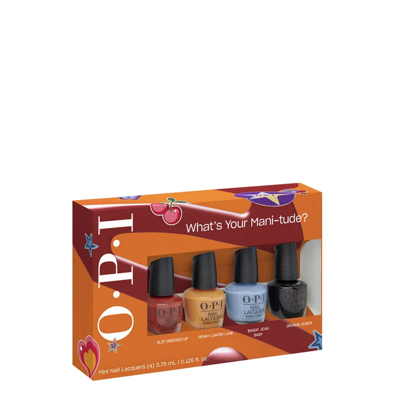 OPI Nail Laquer What's Your Mani-Tude? Mini Pack 4x7.35ml - smalto