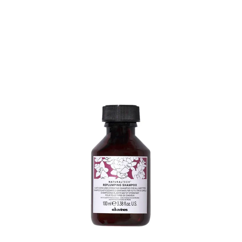 Davines Naturaltech Replumping Shampoo 100ml - shampoo elasticizzante e idratante.