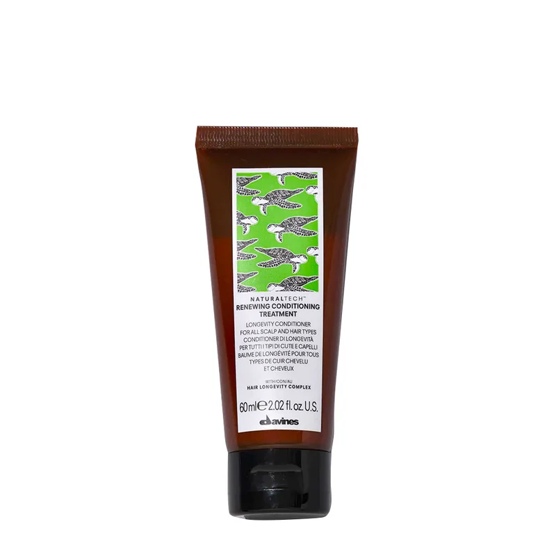 Davines Naturaltech Renewing Conditioning Treatment 60ml - balsamo di longevità per tutti i tipi di capelli e cute