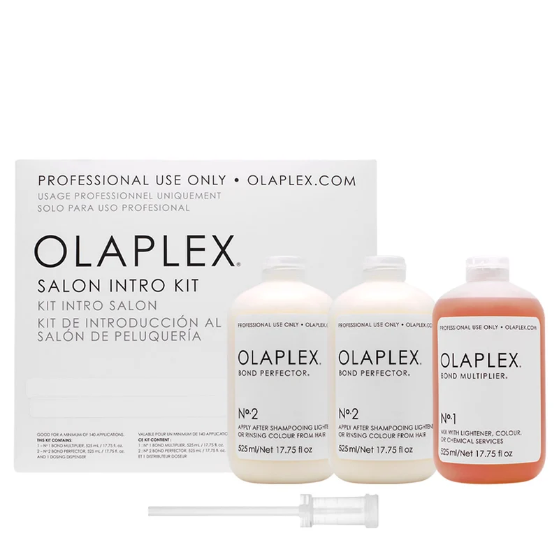 Olaplex Salon Intro Kit N° 1 525ml 2x N° 2 525ml - trio set ristrutturante professionale