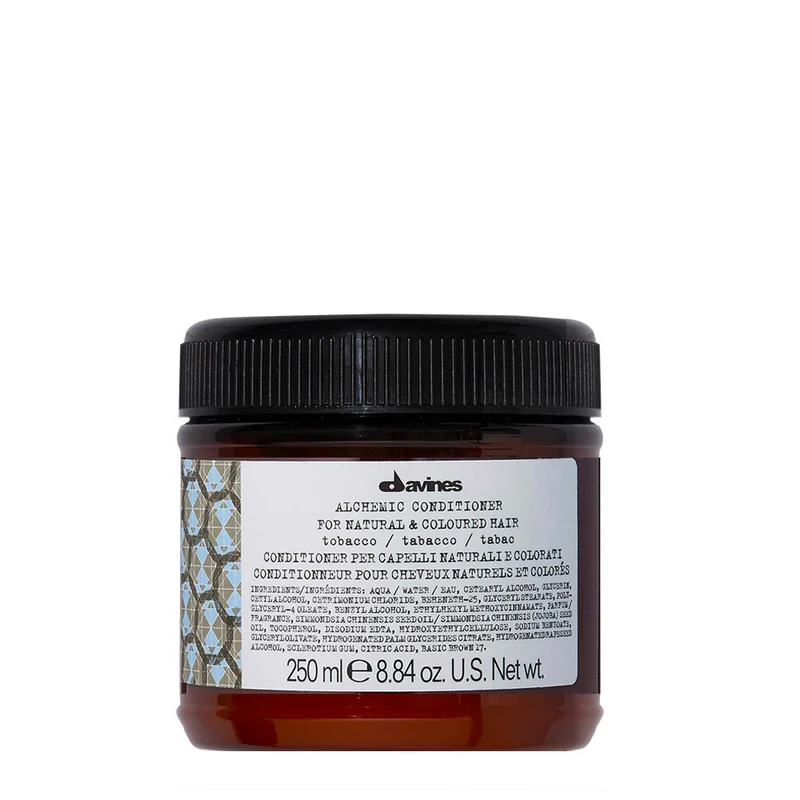 Davines Alchemic Conditioner Tobacco 250ml - balsamo per capelli castano e castano chiaro