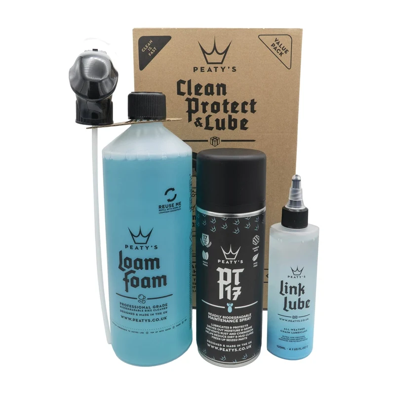 Kit di Manutenzione PEATY'S WASH PREVENT LUBRICATE STARTER PACK