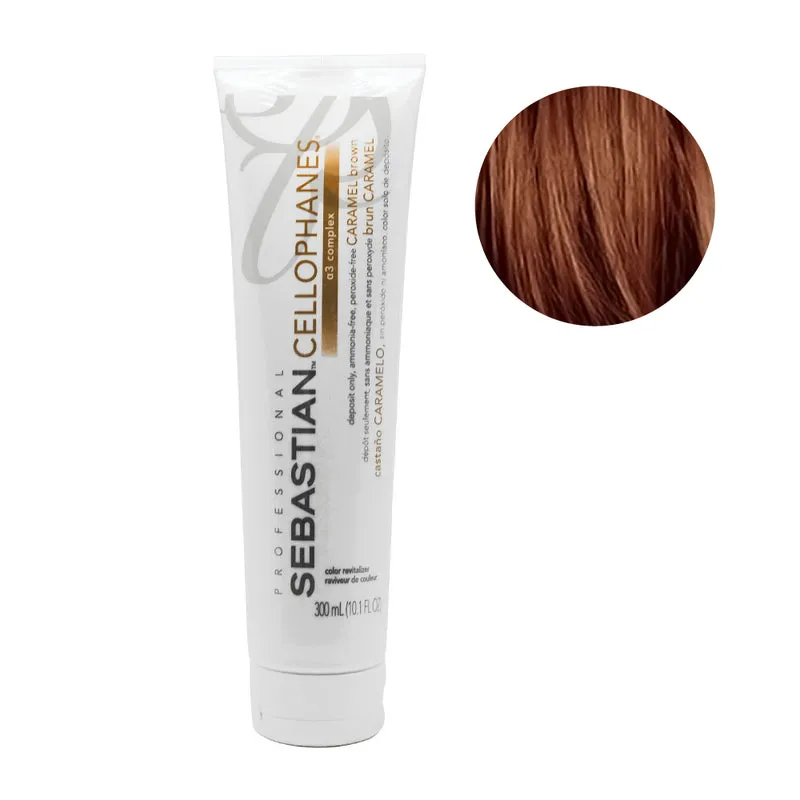 Sebastian Cellophanes Caramel Brown 300ml - maschera riflessante