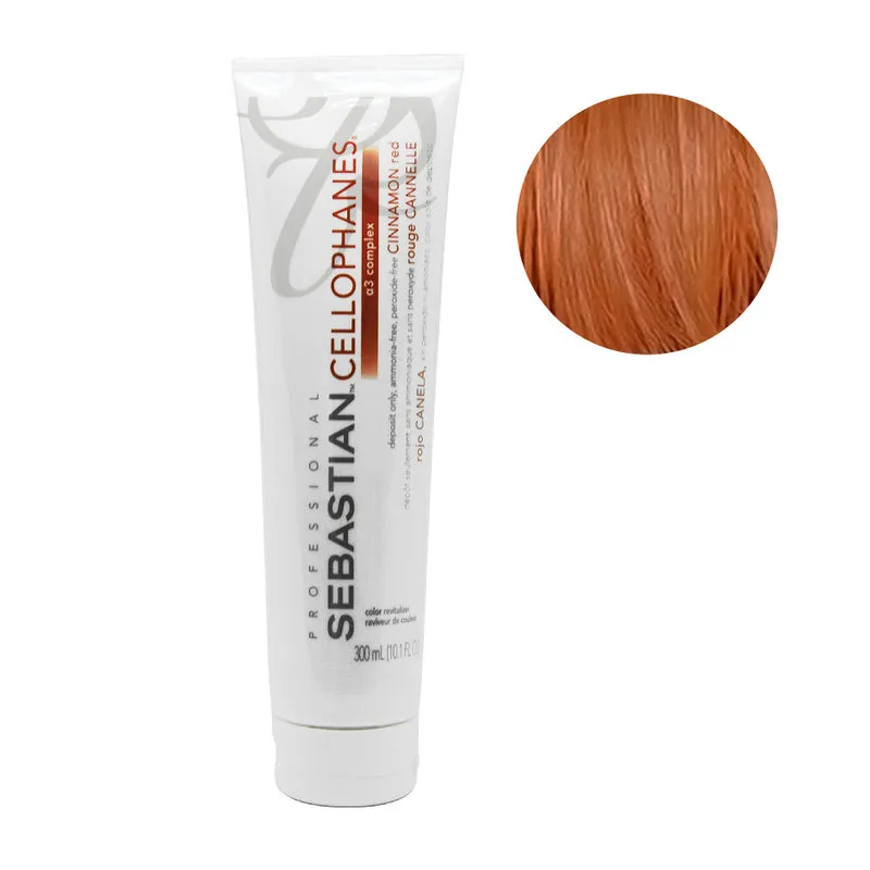 Sebastian Cellophanes Cinnamon Red 300ml - maschera colorante ristrutturante