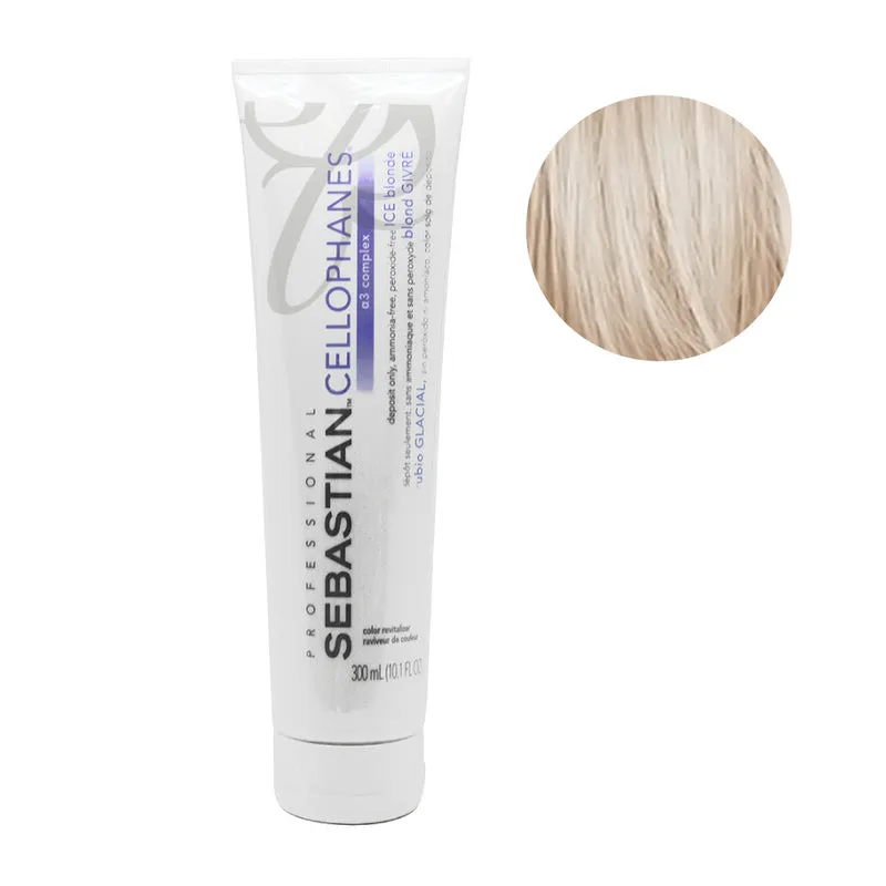Sebastian Cellophanes Ice Blond 300ml - maschera colorante ristrutturante