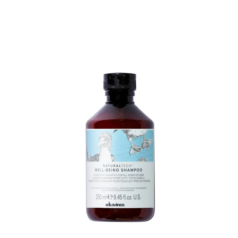 Davines Naturaltech Wellbeing Shampoo 250ml - shampoo idratante per tutti i tipi di capelli