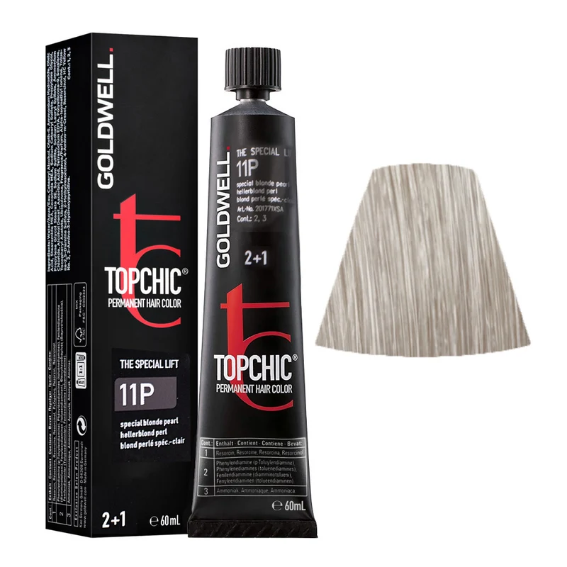Goldwell Topchic Tube 11P Light Blonde Pearl 60ml - colore permanente in tubo