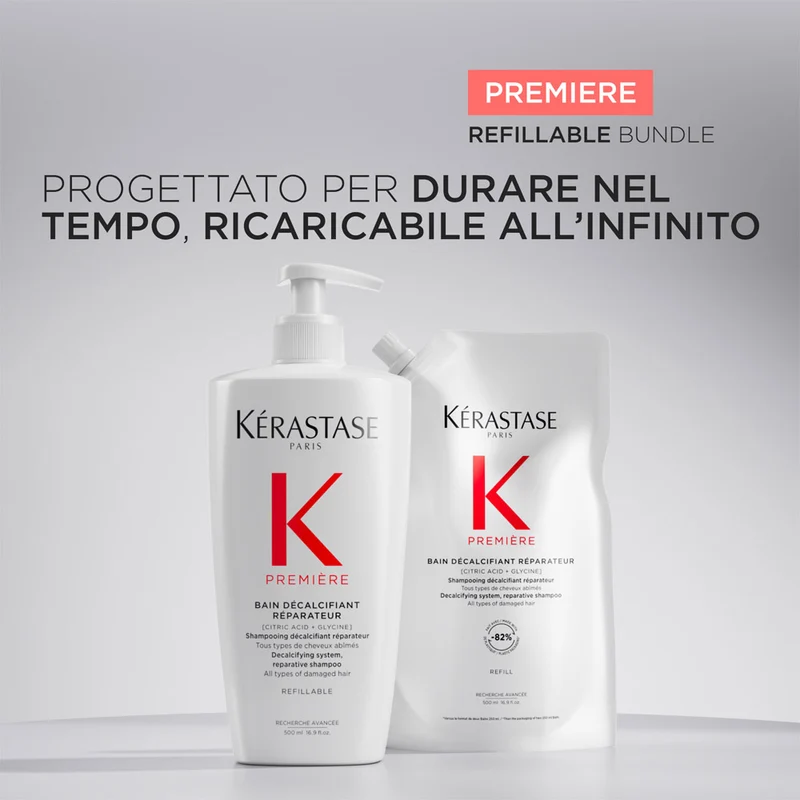 Kerastase Premiere Bain Décalcifiant Réparateur Refill 500ml - eco- ricarica capelli danneggiati