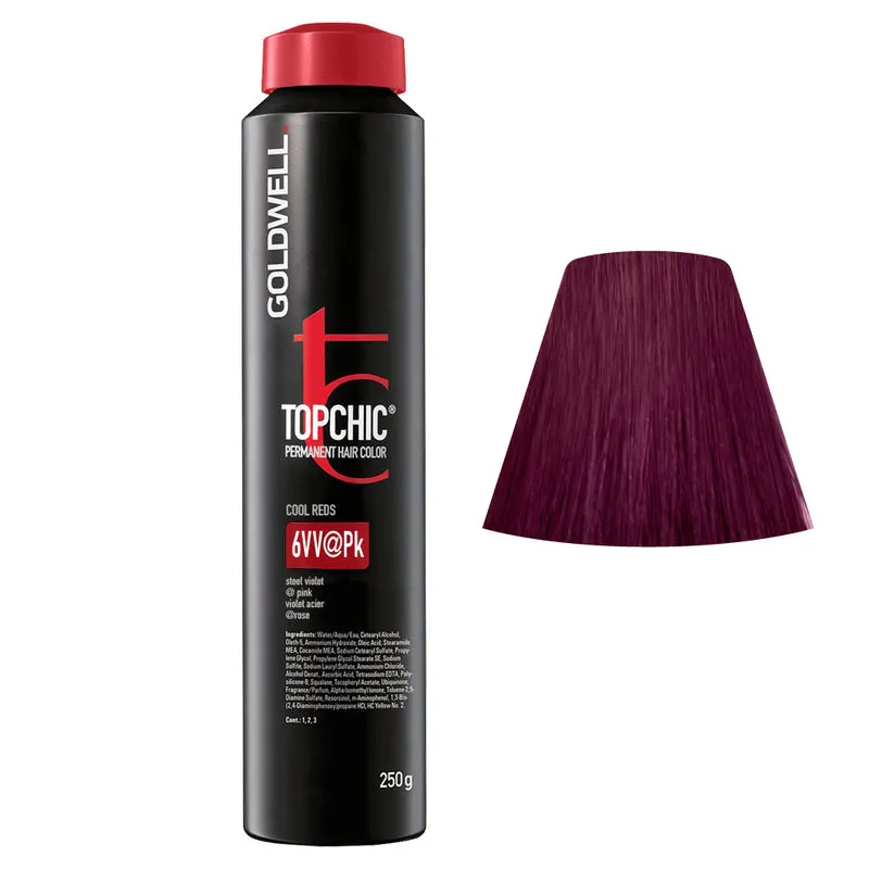 Goldwell Topchic Can 6VV@Pk Metallic Violet Elumenated Pink 250gr - colore permanente in bombola