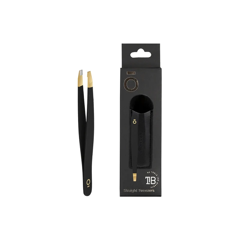 Kashōki Make Up Slant Tweezers With Case - pinzette per sopracciglia