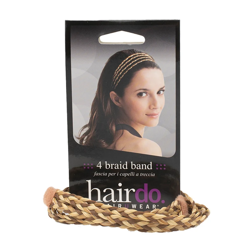 Hairdo 4 Braid Band R14 R25 R27 Biondo Medio/Rossiccio - fascia elastica fermacapelli