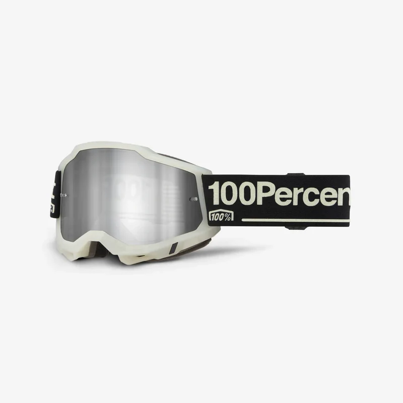Maschera 100% ACCURI 2 GLOW Bianco Schermo Mirror