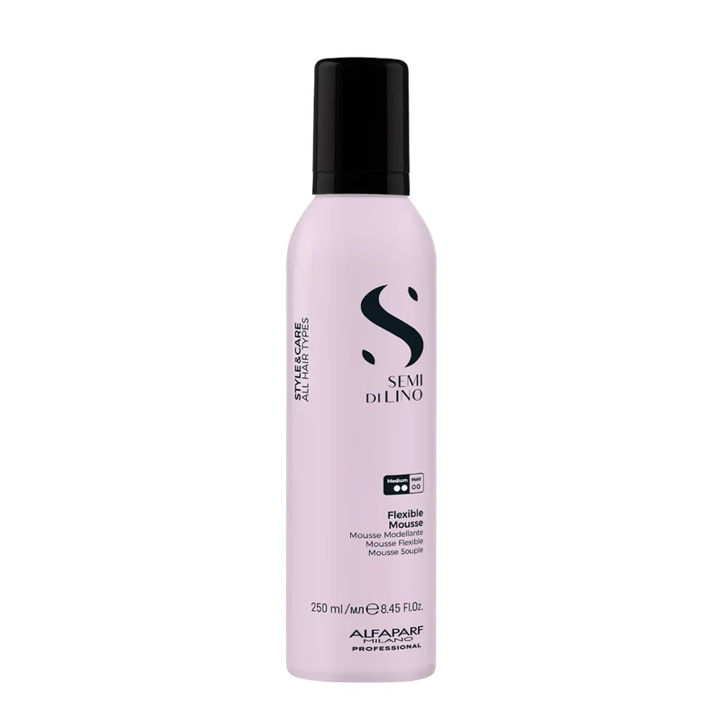 Alfaparf Milano Semi Di Lino Style&Care Flexible Mousse 250ml - mousse modellante tenuta media