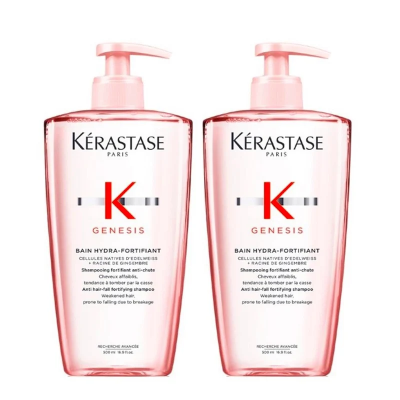 Kerastase Genesis Bain Hydra-Fortifiant 500ml X 2