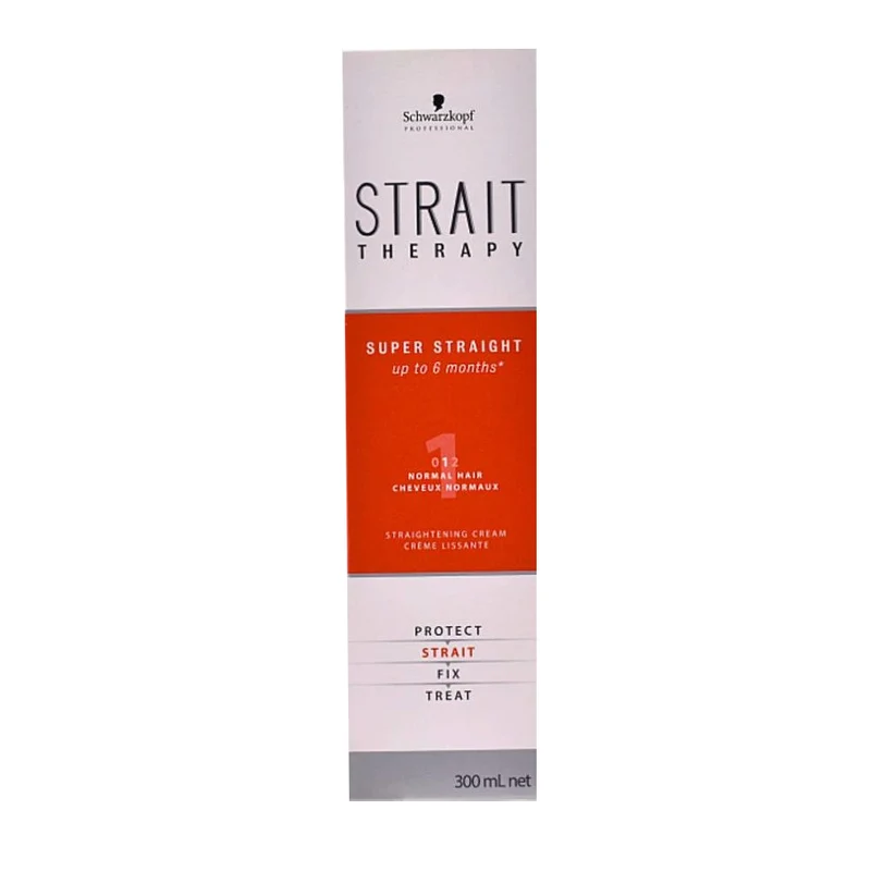 Schwarzkopf Strait Styling Therapy Straightening Normal Hair 1 300ml - sistema stirante per capelli normali