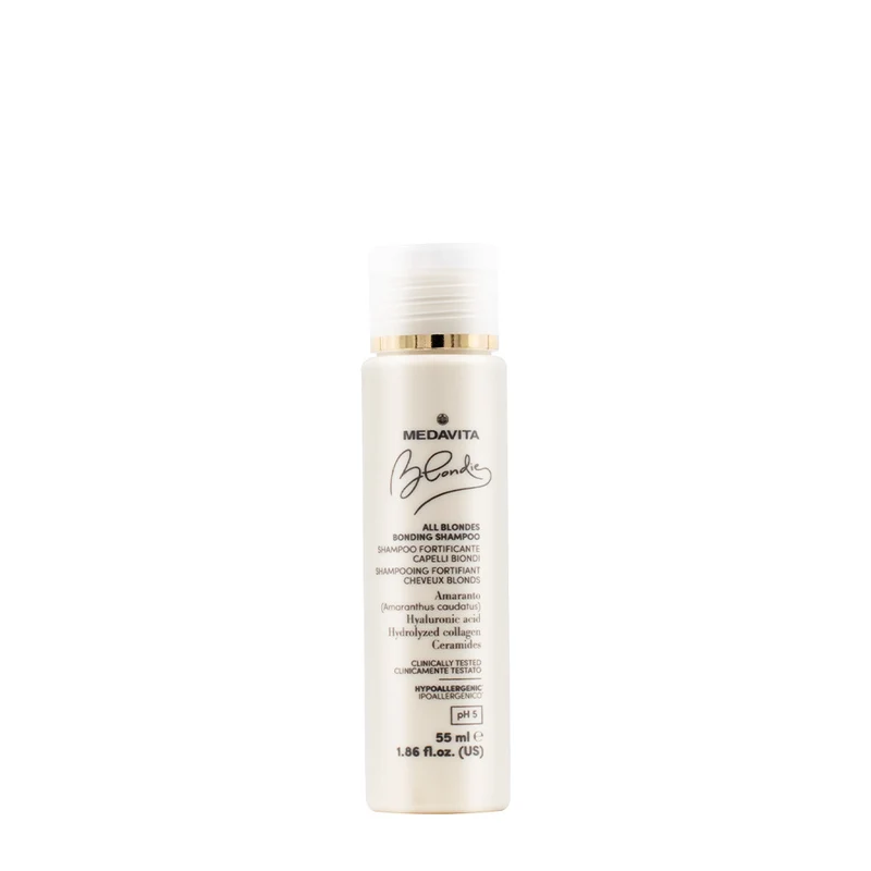 Medavita Blondie All Blondes Bonding Shampoo 55ml - shampoo fortificante capelli biondi