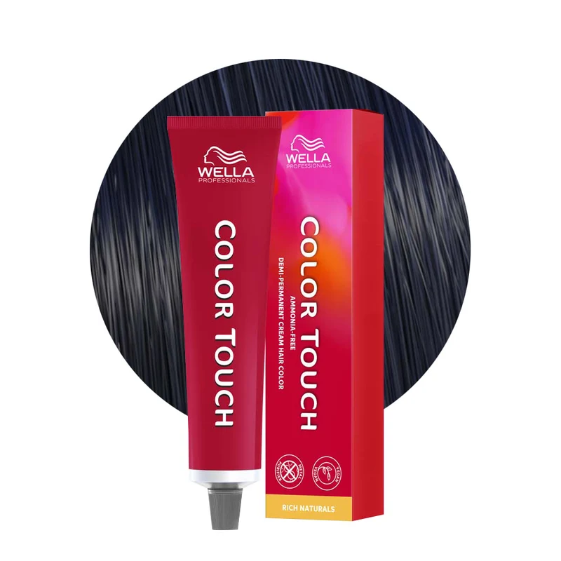 Wella Color Touch Rich Naturals 2/8 Nero Blu 60ml - colore semipermanente senza ammoniaca