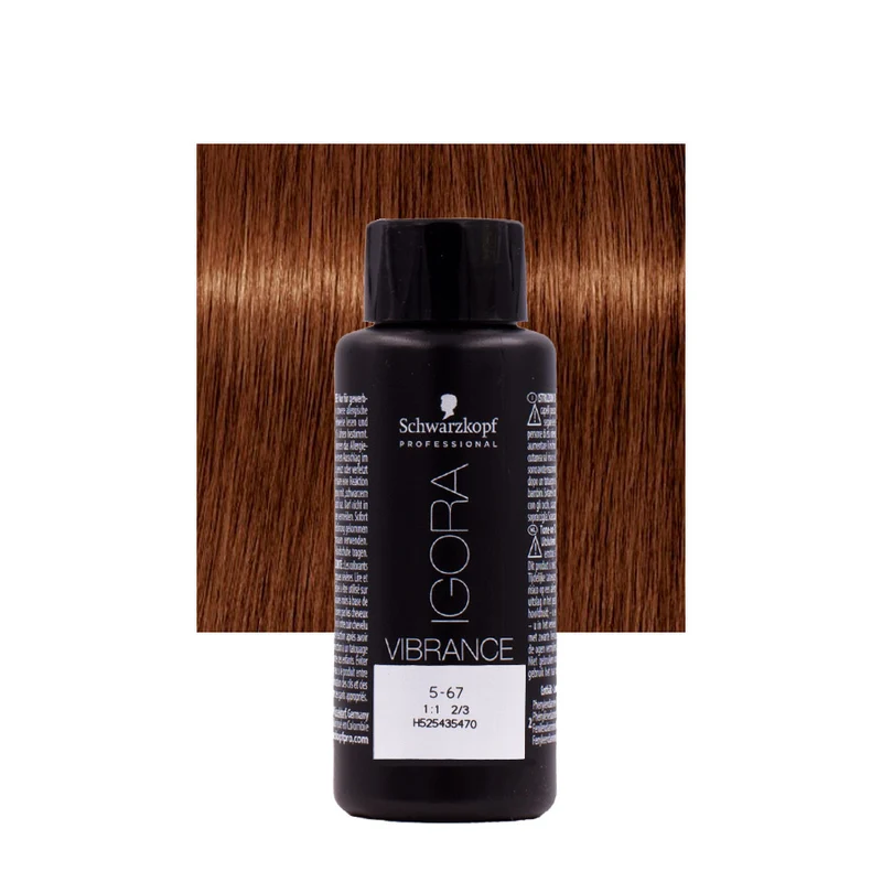 Schwarzkopf Igora Vibrance 5-67 Castano Chiaro Cioccolato Rame 60ml - colorazione tono su tono