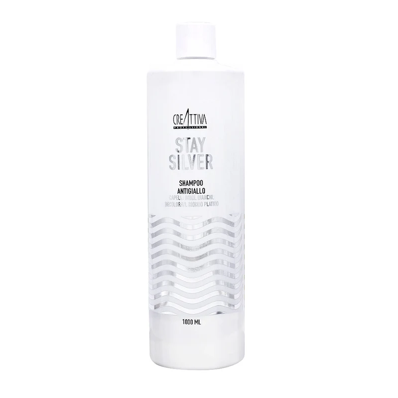 Creattiva Erilia Stay Silver Shampoo Antigiallo 1000ml - shampoo antigiallo