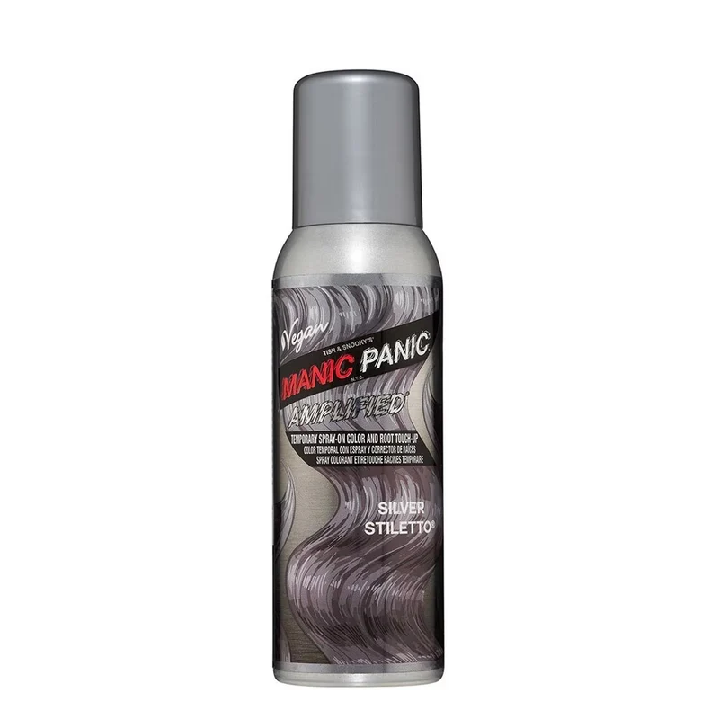Manic Panic Amplified Spray-on Silver Stiletto 100ml - colore spray temporaneo