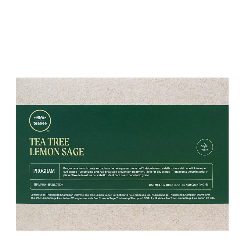 Paul Mitchell Tea Tree Lemon Sage Program - trattamento rinforzante capelli sottili