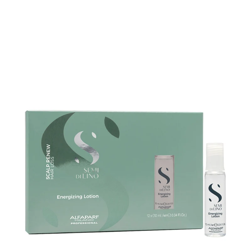 Alfaparf Milano Semi Di Lino Scalp Renew Energizing Lotion 12x10ml - fiale energizzanti