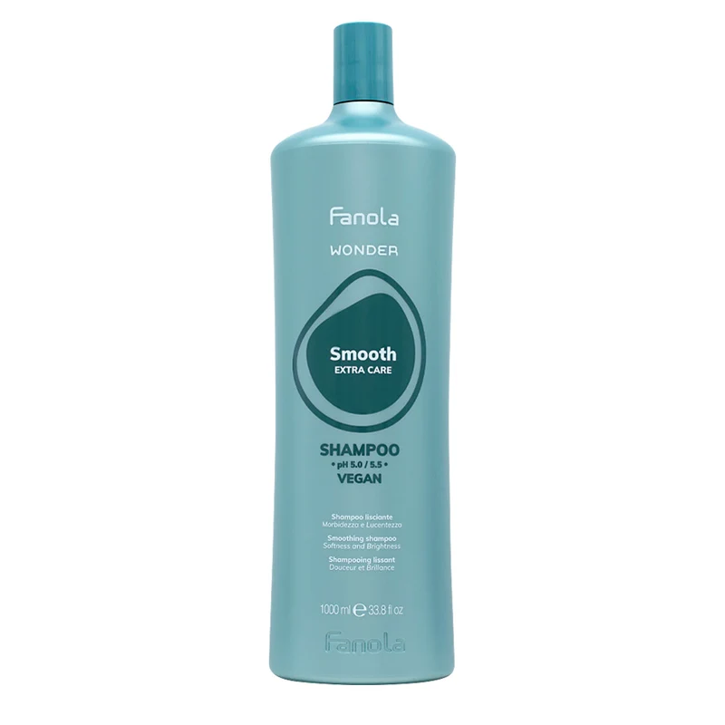 Fanola Wonder Smooth Extra Care Shampoo 1000ml - shampoo lisciante
