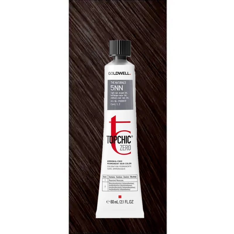 5NN Topchic Zero Light Natural Brown Intense tb 60ml - colorazione permanente senza ammoniaca