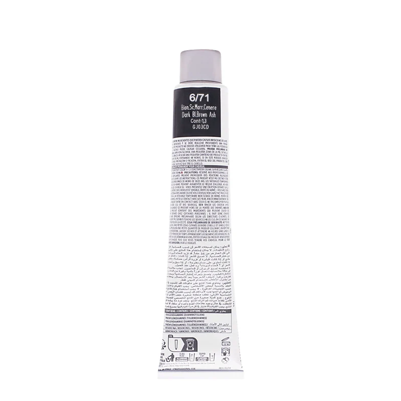 Alterego Technofruit Color 6/71 Biondo Scuro Marrone Cenere 100ml - colorazione permanente