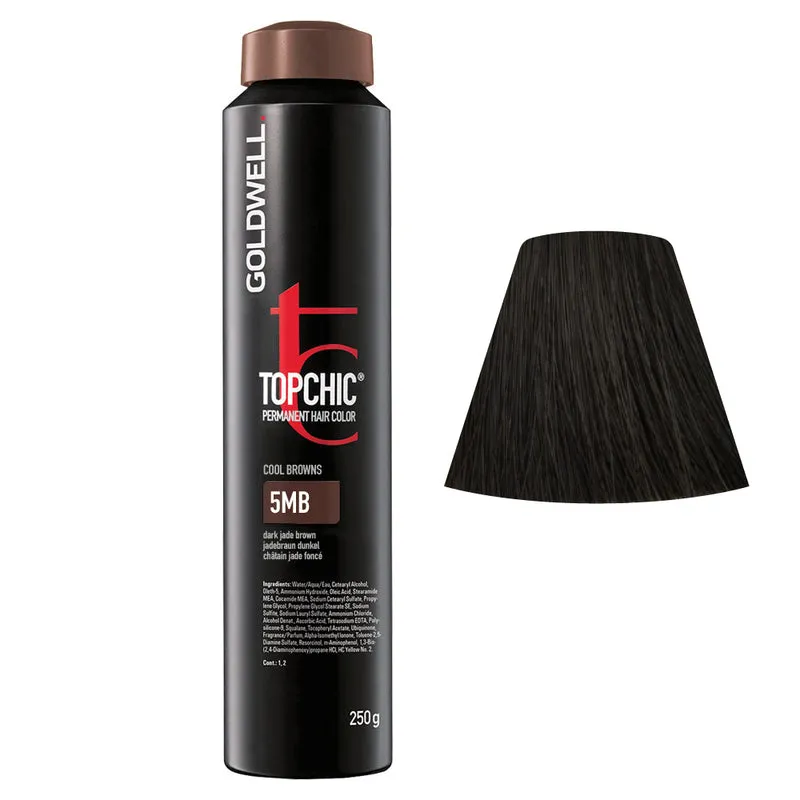 Goldwell Topchic Can 5MB Jade Brown Dark 250gr - colore permanente in bombola