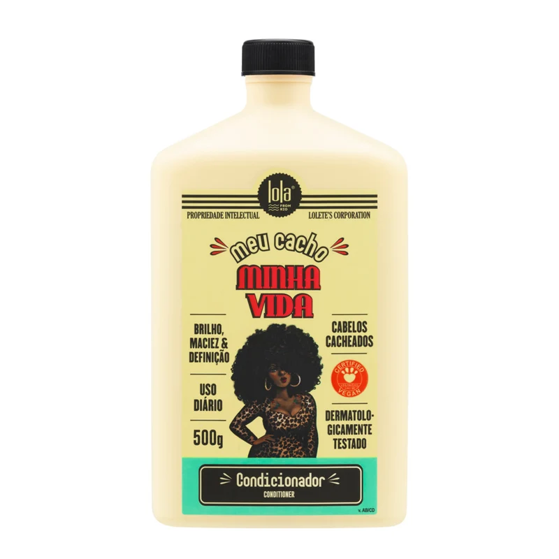 Lola From Rio Meu Cacho Minha Vida Condicionador 500ml - balsamo nutriente capelli ricci