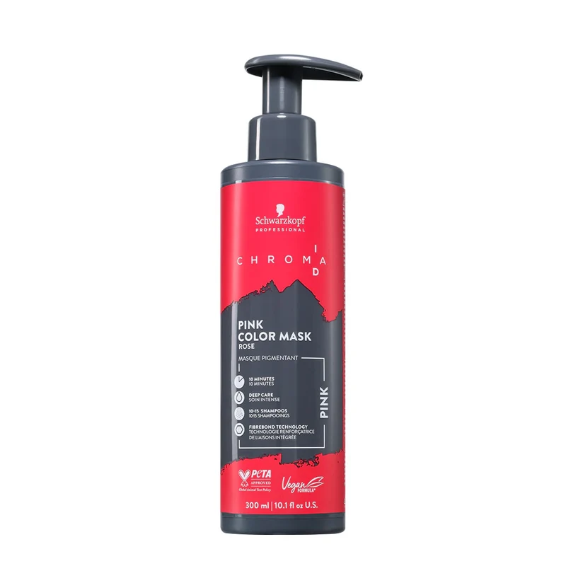 Schwarzkopf Chroma ID Color Mask Pink 300ml - maschera colorata semipermanente