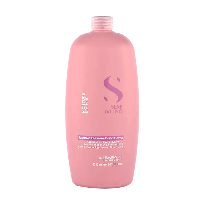 Alfaparf Milano Semi Di Lino Moisture Nutritive Leave-In Conditioner 1000ml - balsamo nutriente senza risciacquo