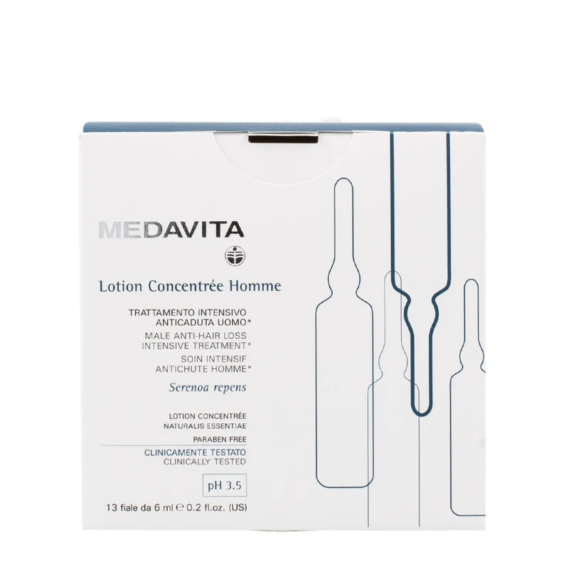 Medavita Cute Lotion Concentrée Homme Anti Hair Loss Treatment 13X6ml - fiale anticaduta uomo