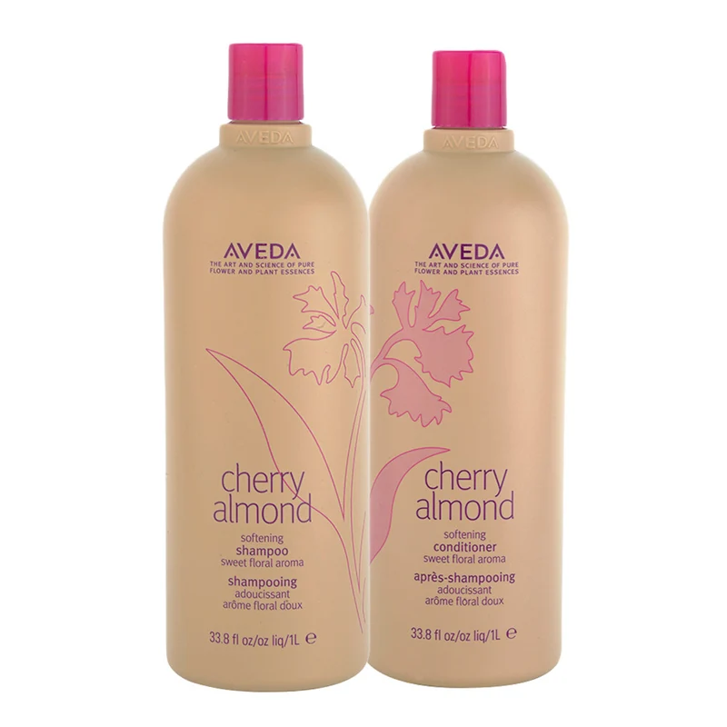 Aveda Cherry Almond Softening Shampoo 1000ml Conditioner 1000ml