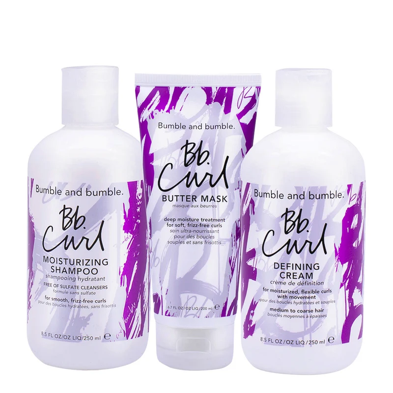Bumble and bumble. Bb. Curl Shampoo 250ml Butter Mask 200ml Defining Cream 250ml