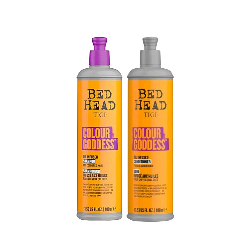 Tigi Bed Head Colour Goddess Oil Infused Shampoo 400ml Conditioner 400ml