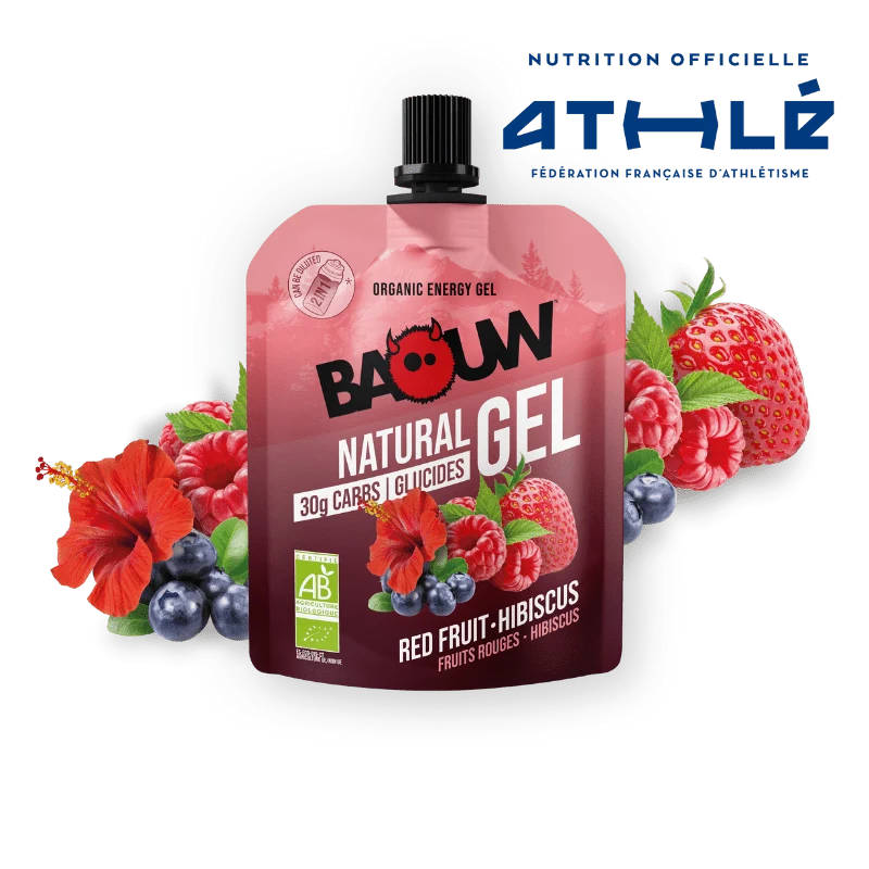 Gel Energetico BAOUW BIO Frutti Rossi-Ibisco (85g)
