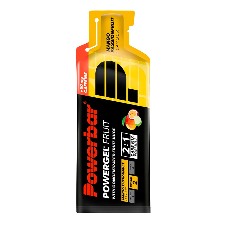 Gel Energetico POWERBAR POWERGEL FRUIT (41g) Mango Passion Cafeinato