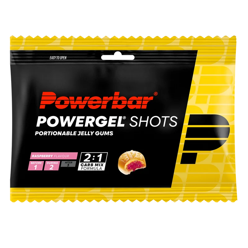 Caramelle POWERBAR POWERGEL Shots (60gr) Lampone